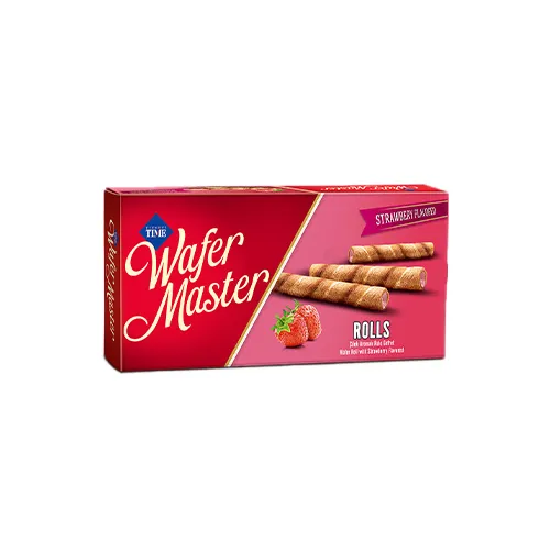 Wafer Master Çilek Aromalı Rulo Gofret