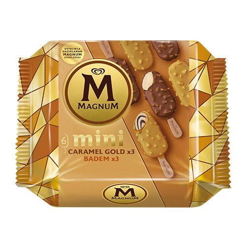 Magnum Mini Karamel Gold & Badem