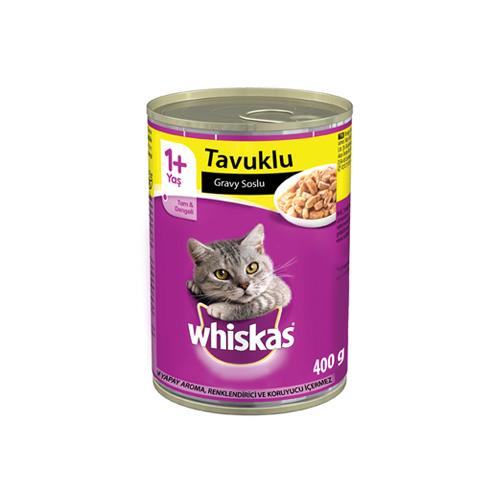 Whiskas Konserve Tavuk Kedi Maması