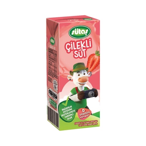 Sütaş Çilekli Süt 200 Ml