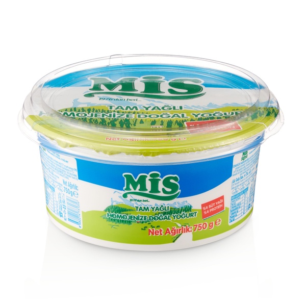 Mis Tam Yağlı Homojenize Yoğurt 750 Gr