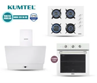 BEYAZ TURBO CAM ANKASTRE SET