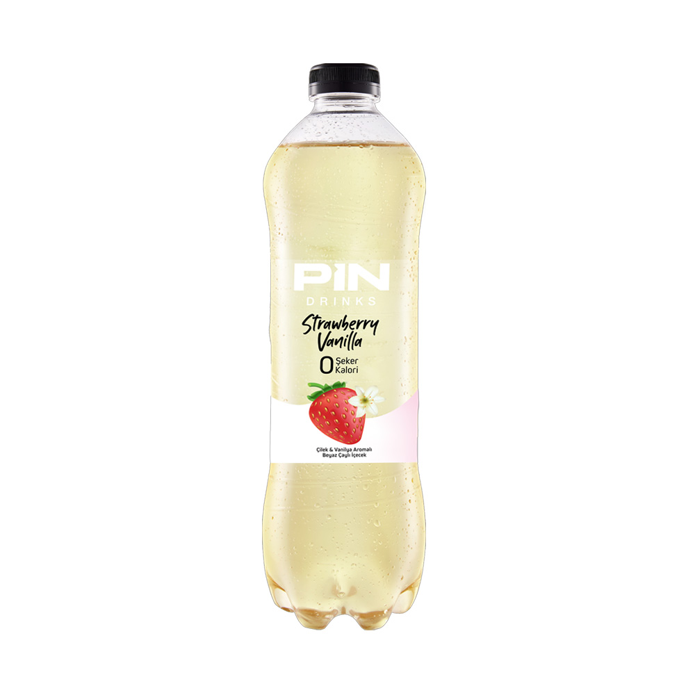 Pin Drinks Strawberry Vanilya 1 lt