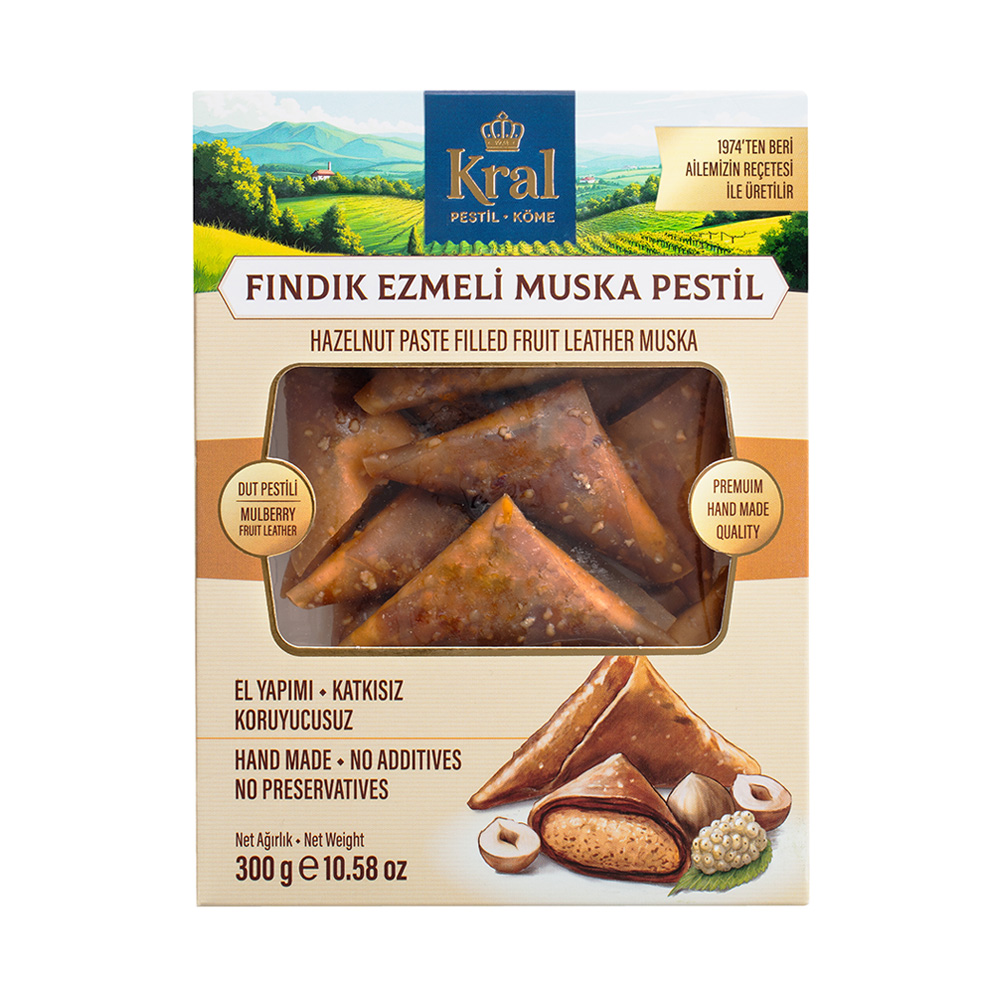 Kral Fındık Ezmeli Muska Pestil 300 gr