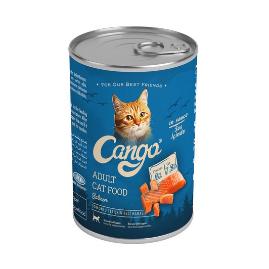 Cango Somonlu Konserve Kedi Maması 415 gr