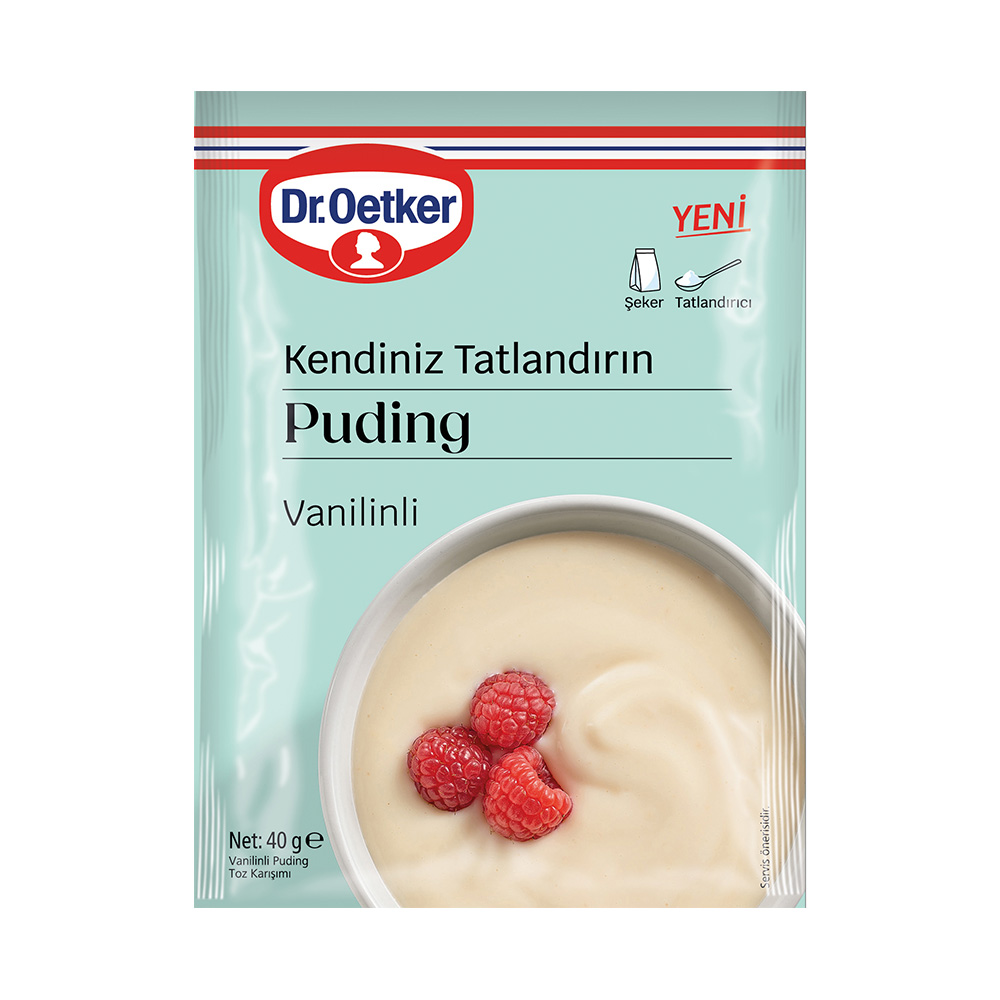 Dr.Oetker Kendiniz Tatlandırın Puding Vanilyalı 40 gr