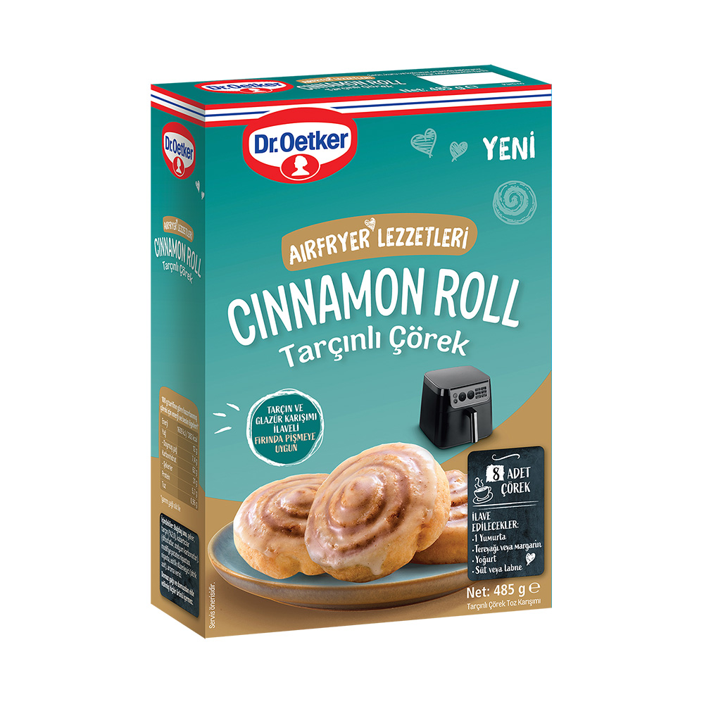Dr.Oetker Airfryer Cinnamon Roll 485 gr