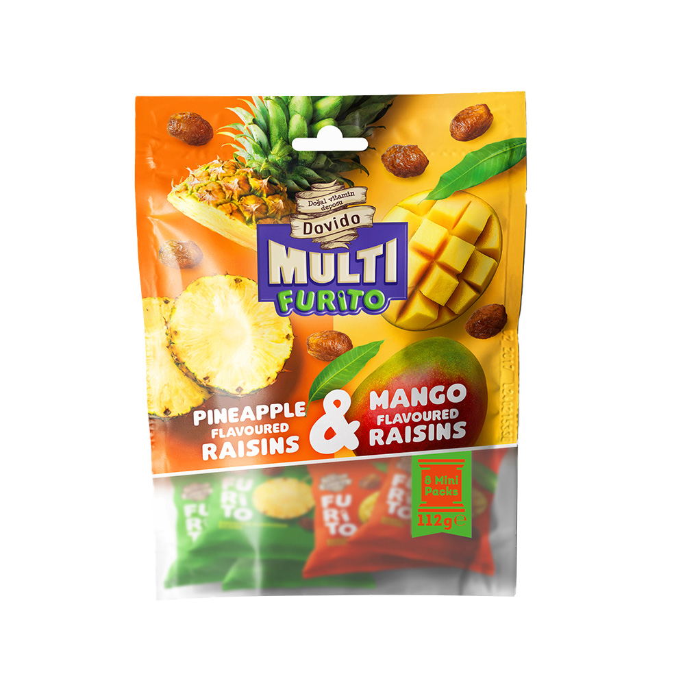 Dovido Multi Furito Ananas&Mango Aromalı Kuru Üzüm 112 g