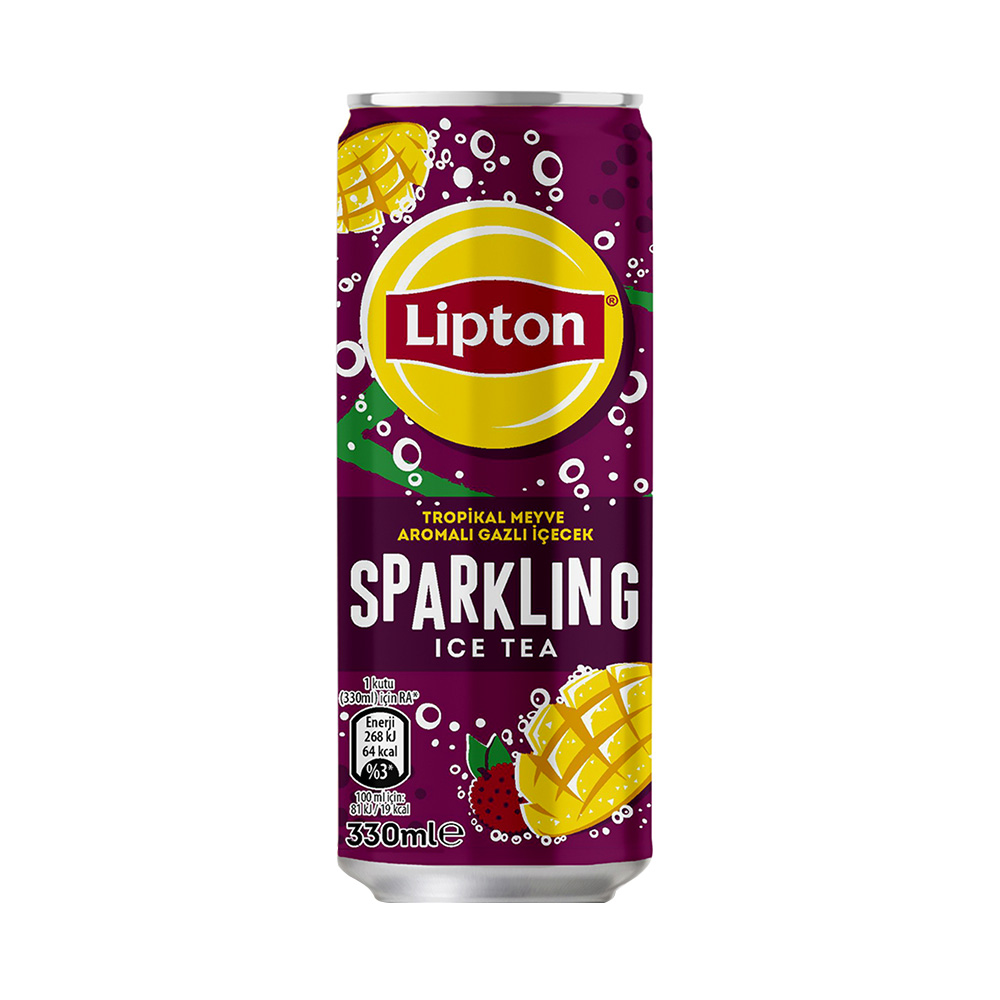 Lipton Sparkling Ice Tea Tropikal 330 ml