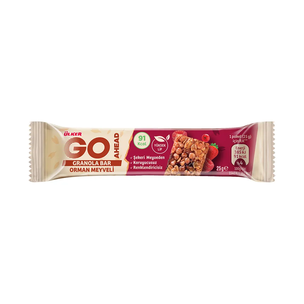 Ülker Go Ahead Granola Bar Orman Meyveli 25 gr