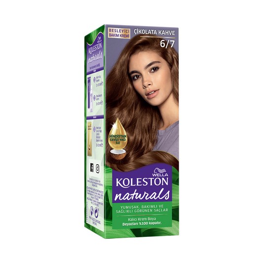 Wella Koleston Naturals Saç Boyası 6/7 Çikolata Kahve