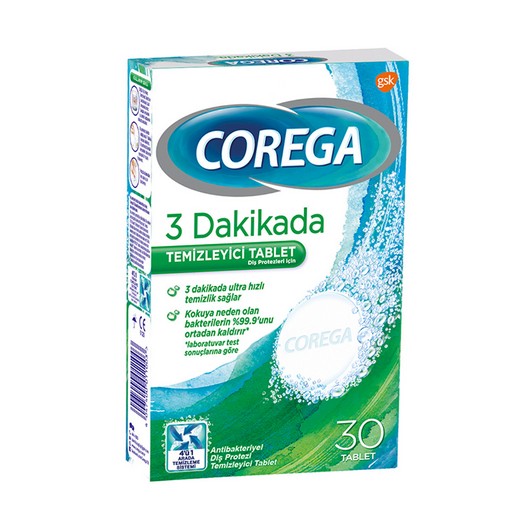Corega Cleanser Bio 30 Tabs