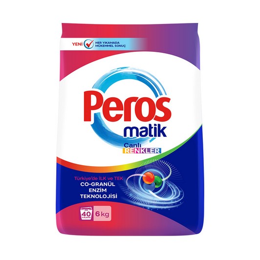 Peros Deterjan Canlı Renkler 6 kg