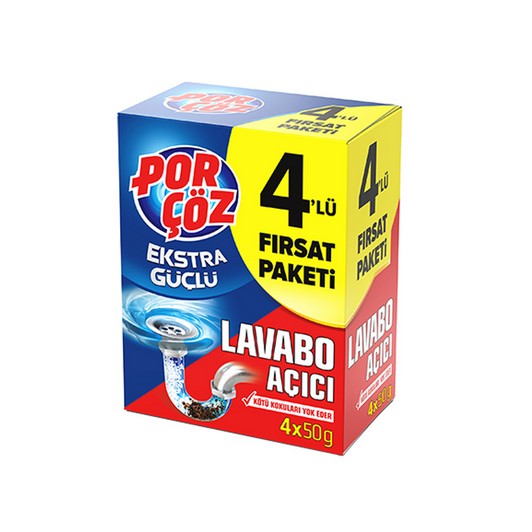 Porçöz Lavabo Açıcı Granül 200 gr