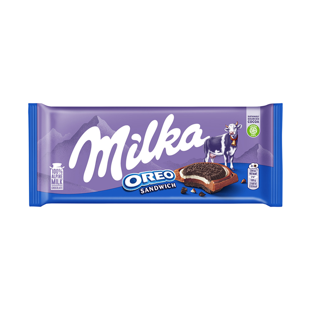 Milka Oreo Sandwich Tablet 92 gr