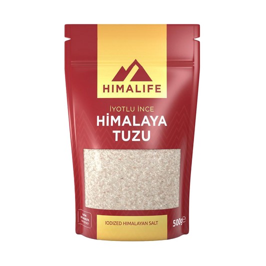 Himalife İyoutlu İnce Himalaya Tuzu 500 gr