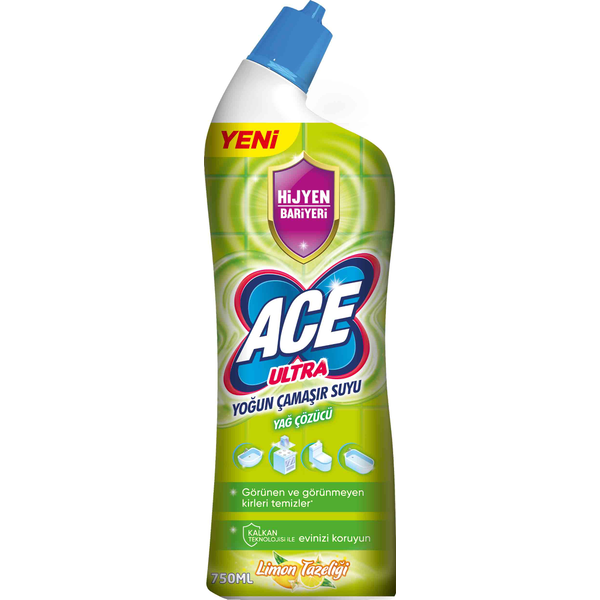 Ace Ultra Power Jel Limon Kokulu 750 Ml