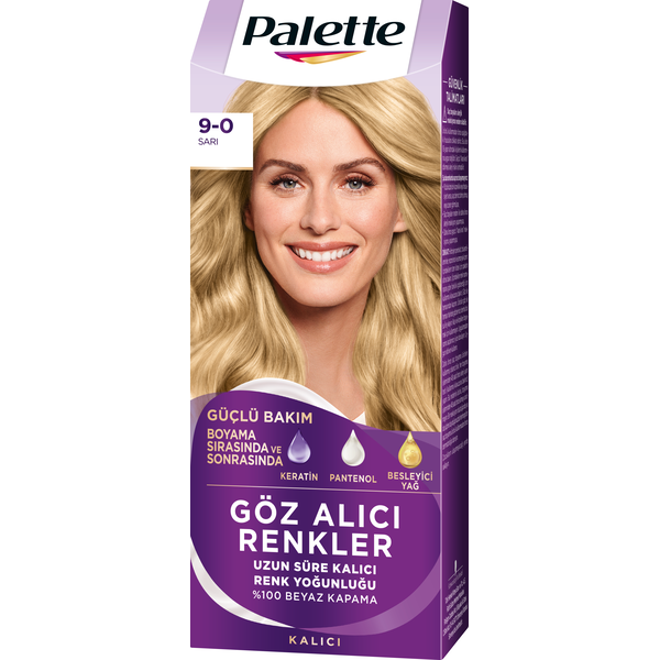 Palette Göz Alıcı Renkler 9-0 Sarı
