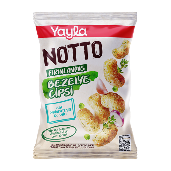 Yayla Notto Ege Baharatlı Bezelye Cipsi 55 g