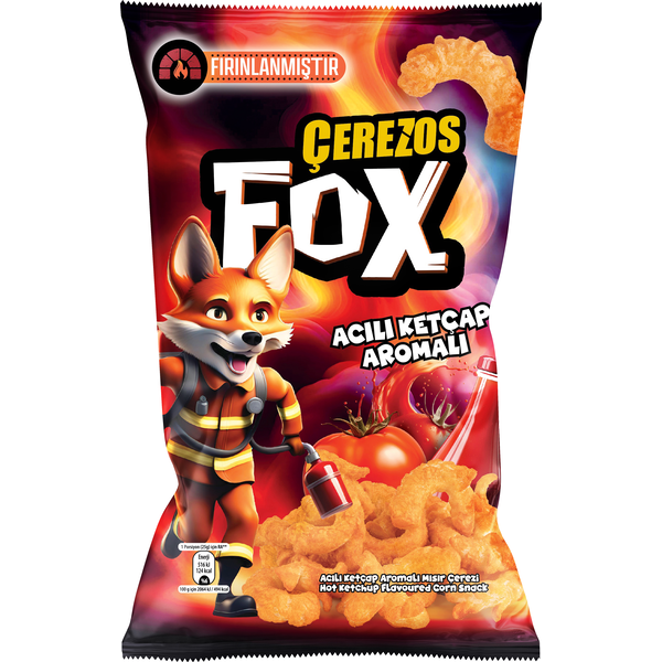 Çerezos Fox Acılı Ketçap Aromalı 35 g