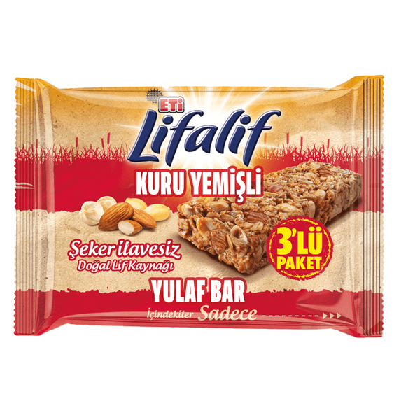 Eti Lifalif Kuruyemişli Yulaf Bar 3*35 g