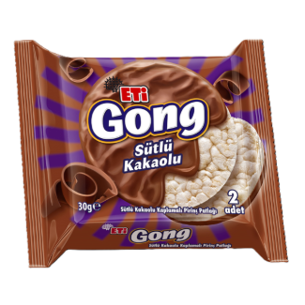 Eti Gong Sütlü Kakaolu Pirinç Patlağı 30 g