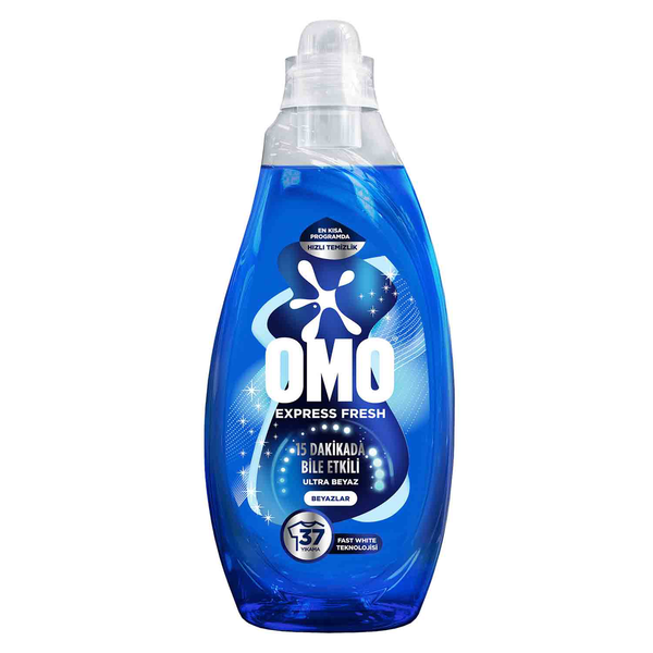 Omo Express Fresh Ultra Beyaz Sıvı Deterjan 1480 M