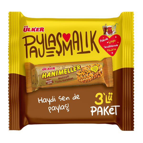 Hanımeller Mahlepli Tuzlu Kurabiye 3'lü 243 g