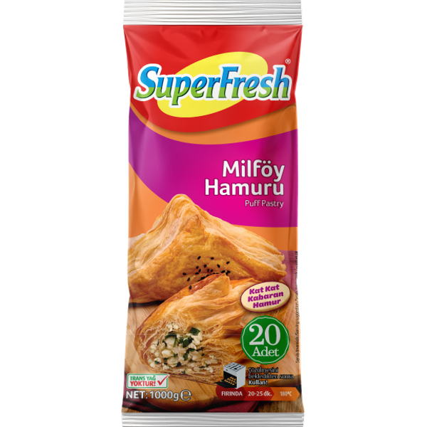 Super Fresh Milföy Hamuru 1 kg