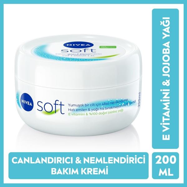 Nivea Soft Bakım Kremi Nemlendirici 200 ml