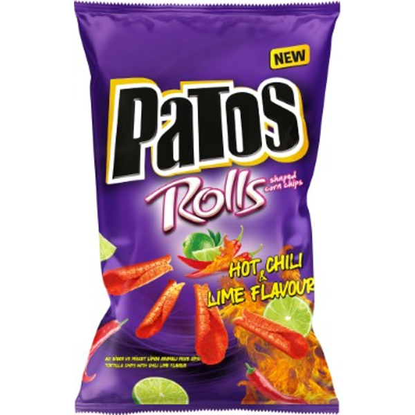 Patos Rolls Chili&Lime Mısır Cipsi 135 g