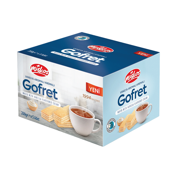 Miskos Vanilyalı Gofret 1 kg