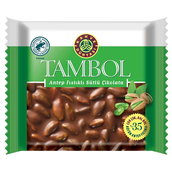 Kahve Dünyası Fıstıklı Sütlü Çikolata 77 g