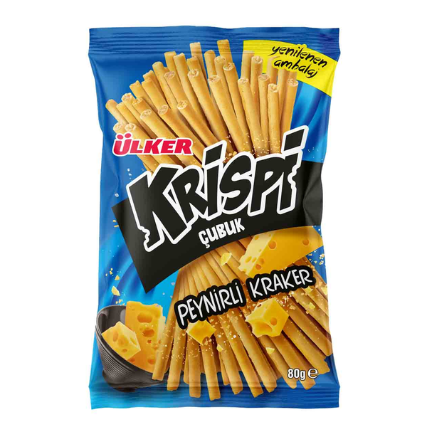 Ülker Krispi Peynirli Çubuk Kraker 80 g