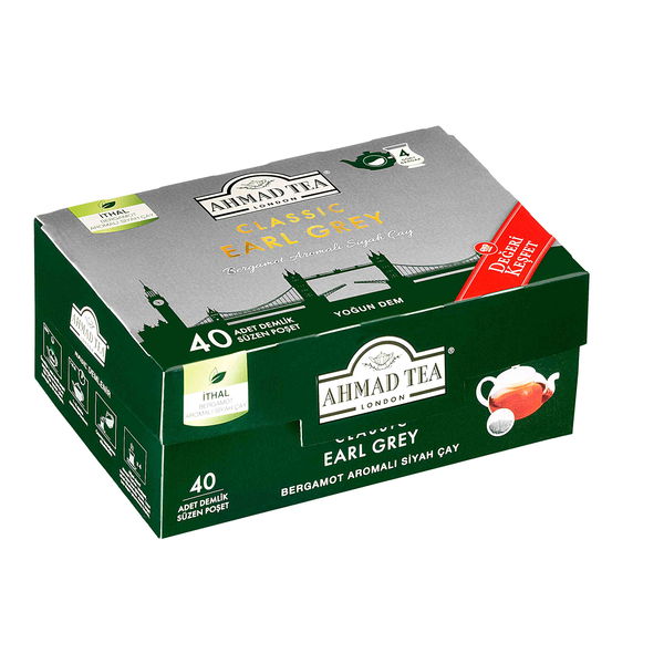 Ahmad Tea Classic Earl Grey Demlik Poşet 40'lı