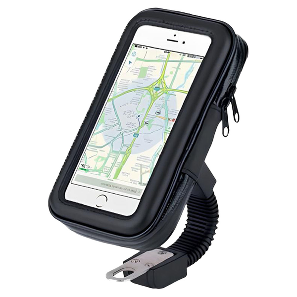 Motosiklet Telefon Tutucu Deri Fermuarlı