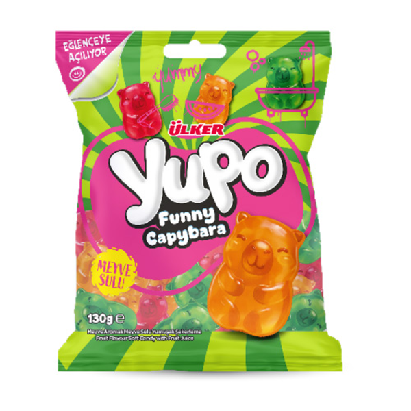 Ülker Yupo Funny Capybara Yumuşak Şeker 130 g