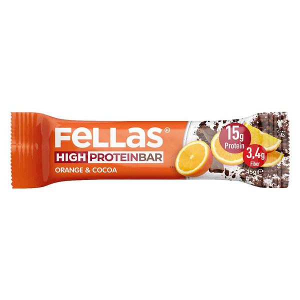 Fellas Portakal&Kakao Protein Bar 45 g