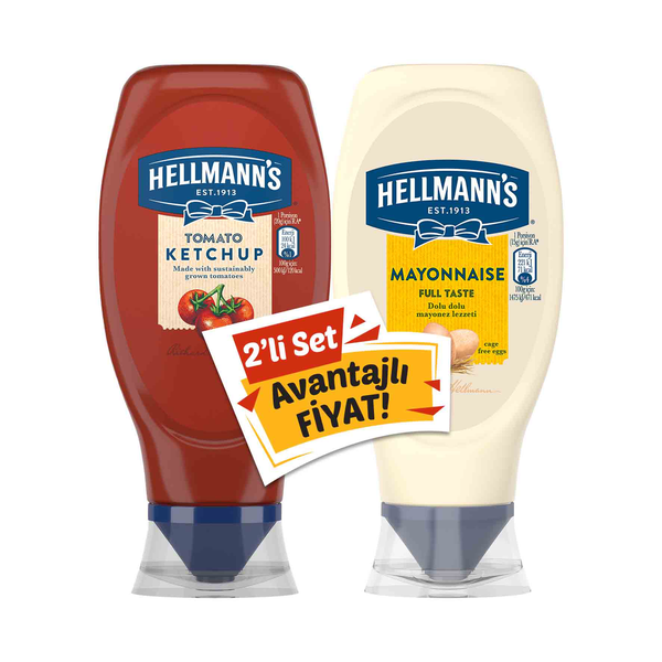 Hellmann's Ketçap 460 G+Mayonez 385 g