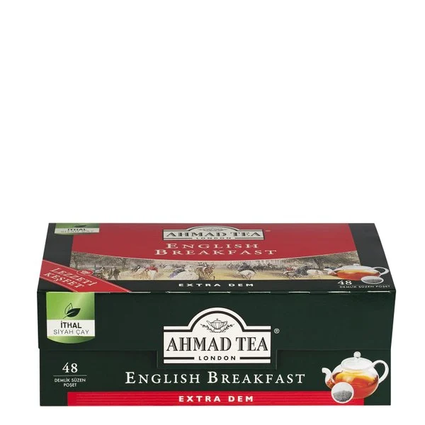 Ahmad Tea English Breakfast Demlik Poşet Çay 48'li