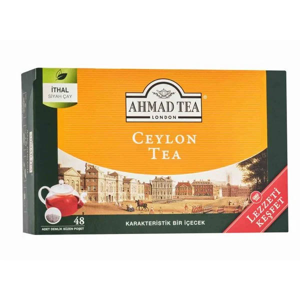 Ahmad Tea Ceylon Demlik Poşet Çay 48'li
