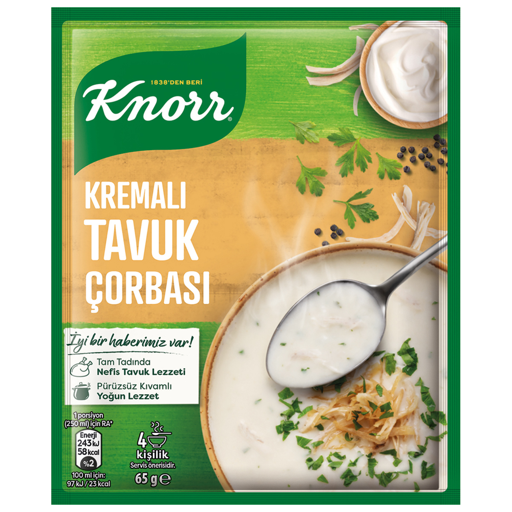 Knorr Hazır Çorba Kremalı Tavuk 65 G