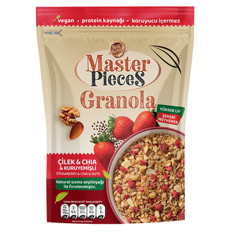 Master Pieces Granola Çilek Chia 300 G