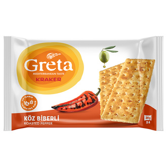 Greta Közlenmiş Kırmızı Biberli Kraker 4 x 30 G