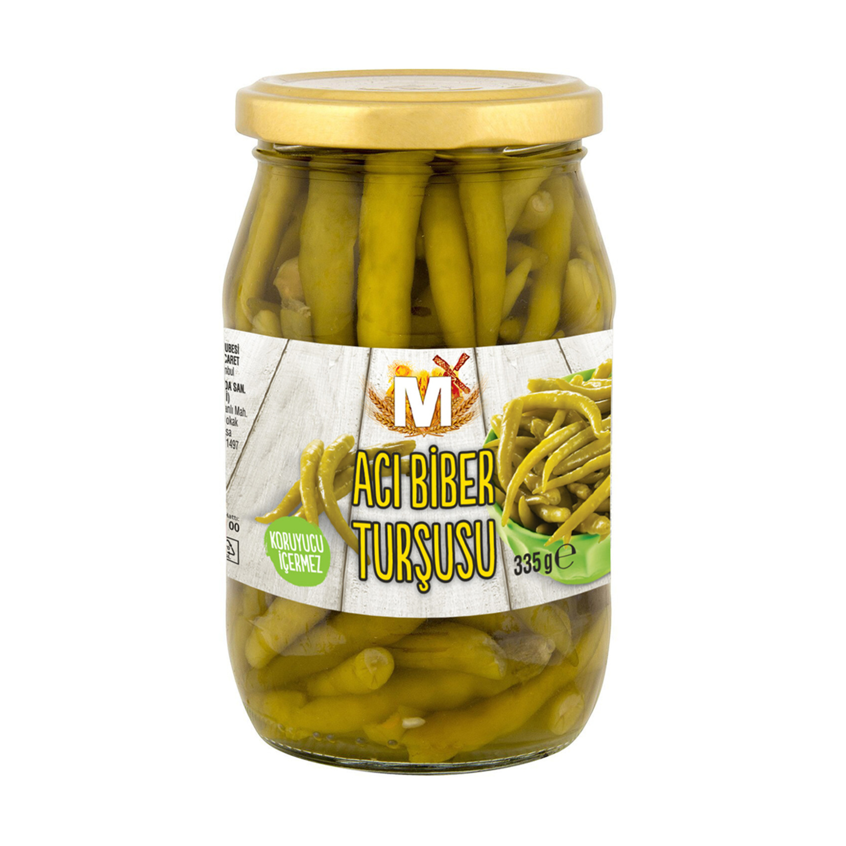 Migros Acı Biber Turşusu 335 G