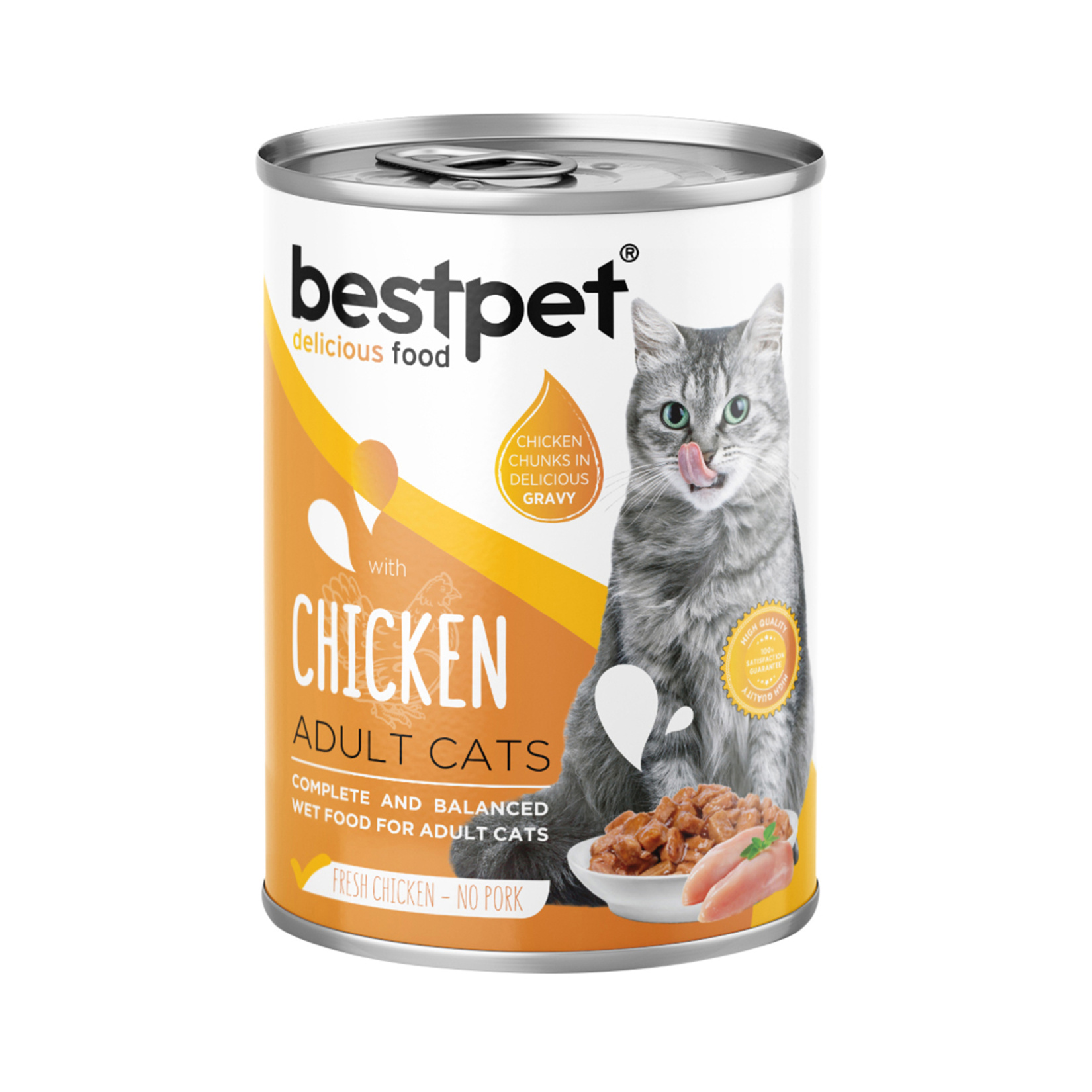 Bestpet Tavuk Etli Kedi Konservesi 400 G