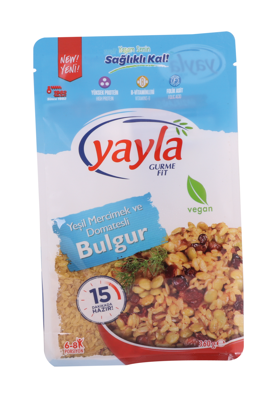 Yayla Gurme Fit Yeşil Mercimek Domates Bulgur 360 G
