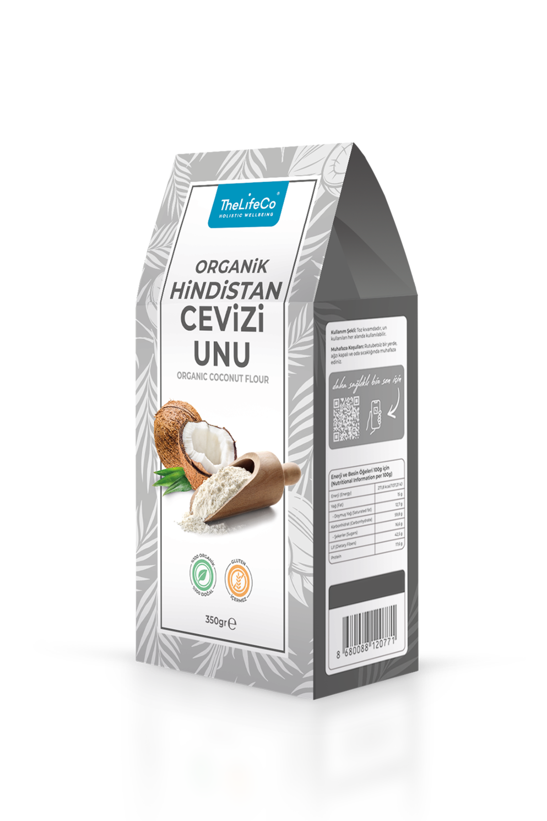 The Lifeco Organik Hindistan Cevizi Unu 350 G