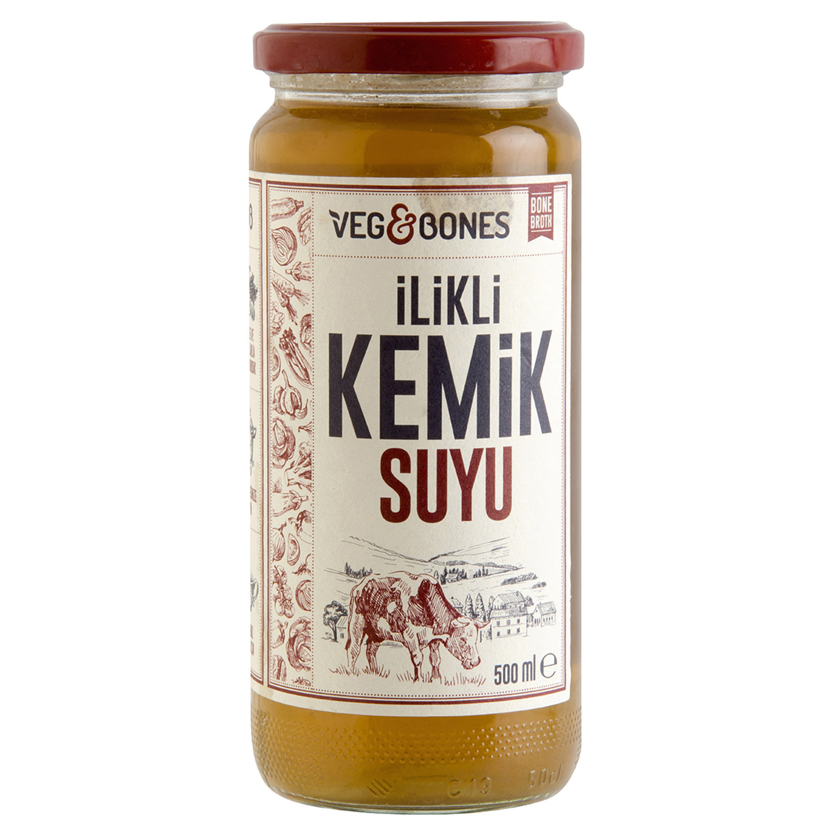 Veg & Bones İlikli Kemik Suyu 500Ml