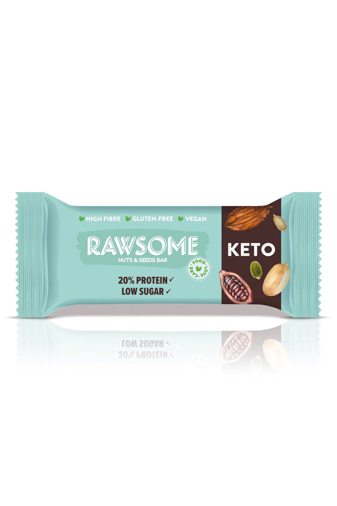 Rawsome Low Sugar Kakakolu Protein Bar 40 G